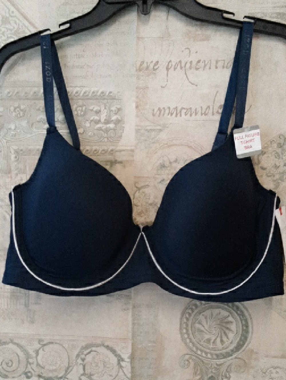 Izod Full Coverage Navy T-Shirt Bra - Women Intimates & Sleepwear